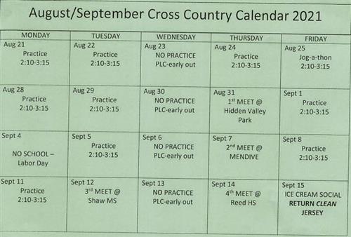 CC schedule 